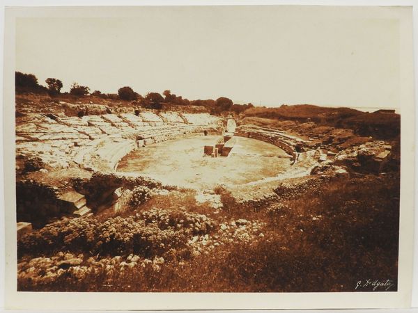 ,Gaetano D'Agata : Siracusa Anfiteatro, 1920 circa  - Asta Immagini di Sicilia dallo Studio d'Agata ed altre collezioni - Associazione Nazionale - Case d'Asta italiane