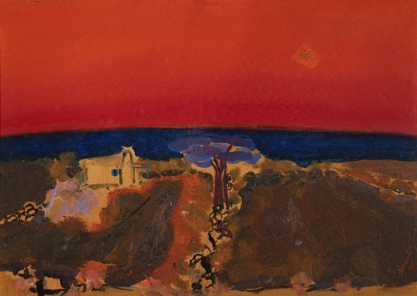 ,RENATO BORSATO : Tramonto ad Ustica  - Asta Asta a tempo di arte moderna e contemporanea - Associazione Nazionale - Case d'Asta italiane