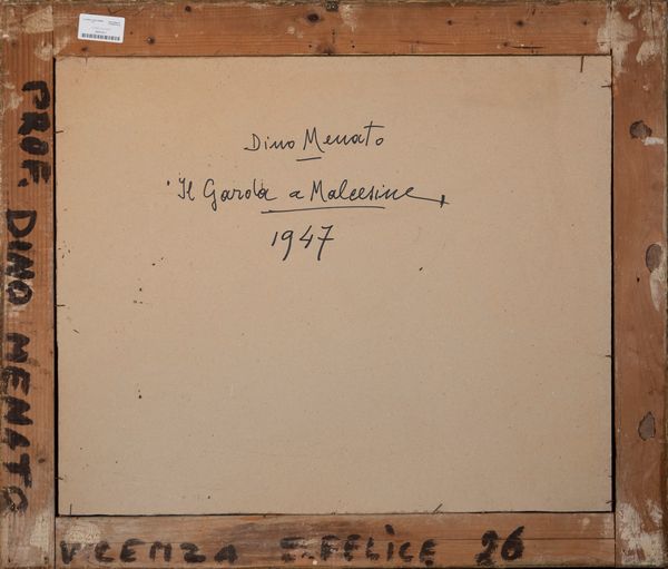 ,DINO MENATO : Il Garda a Malcesine  - Asta Asta a tempo di arte moderna e contemporanea - Associazione Nazionale - Case d'Asta italiane