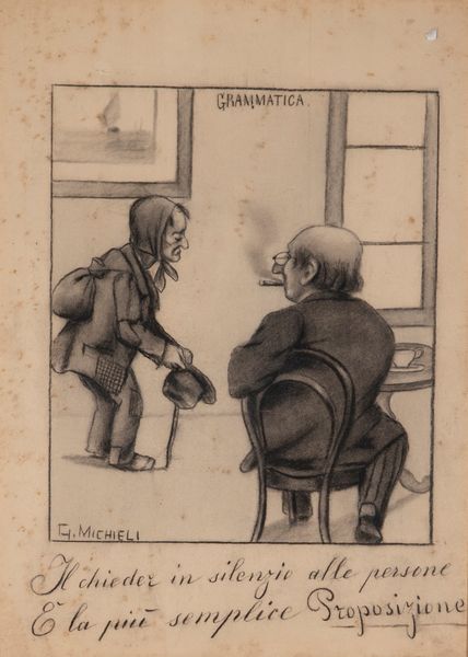 ,A. MICHIELI : Grammatica  - Asta Asta a tempo di arte moderna e contemporanea - Associazione Nazionale - Case d'Asta italiane