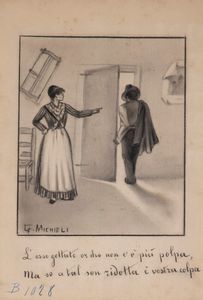 ,A. MICHIELI : Grammatica  - Asta Asta a tempo di arte moderna e contemporanea - Associazione Nazionale - Case d'Asta italiane