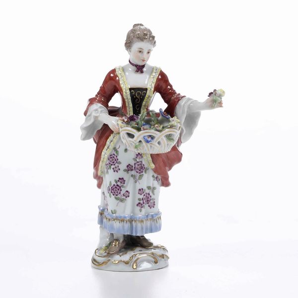 Figurina Meissen, primo quarto del XX secolo  - Asta Ceramiche | Cambi Time - Associazione Nazionale - Case d'Asta italiane