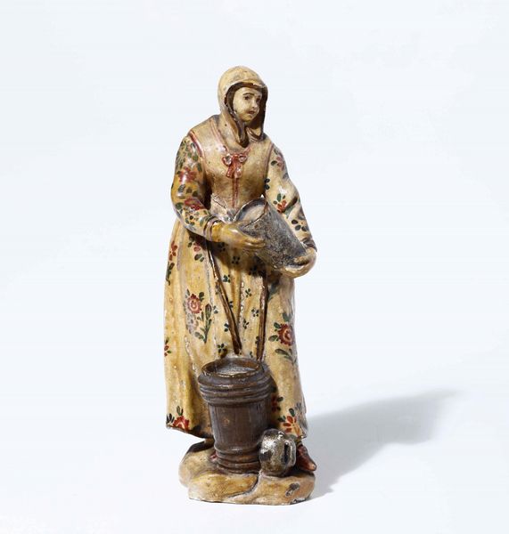 Figurina di venditrice XVIII secolo  - Asta Ceramiche | Cambi Time - Associazione Nazionale - Case d'Asta italiane