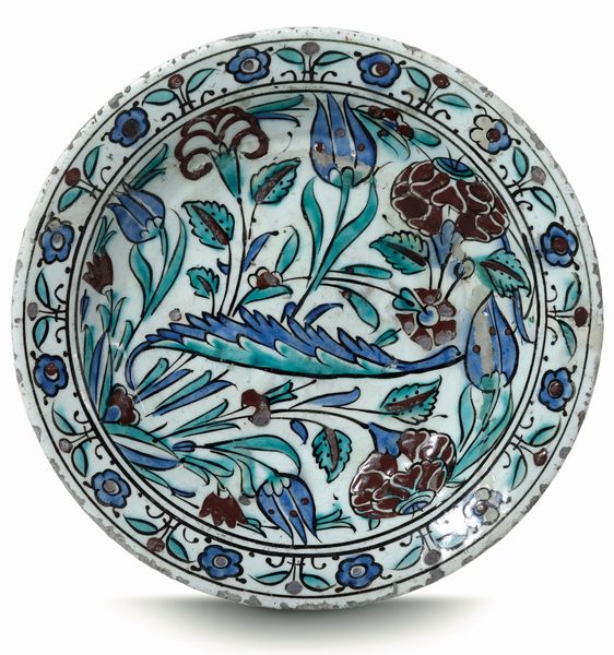 Piatto Turchia, Iznik XVII secolo  - Asta Ceramiche | Cambi Time - Associazione Nazionale - Case d'Asta italiane