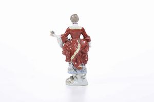 Figurina Meissen, primo quarto del XX secolo  - Asta Ceramiche | Cambi Time - Associazione Nazionale - Case d'Asta italiane