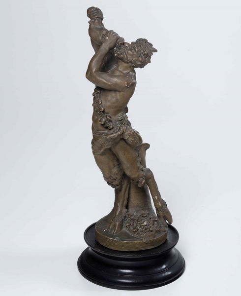 Fauno che beve da un otre, terracotta condotta stecco firmata Clodion (1738-1814)  - Asta Scultura e Oggetti d'Arte | Cambi Time - Associazione Nazionale - Case d'Asta italiane