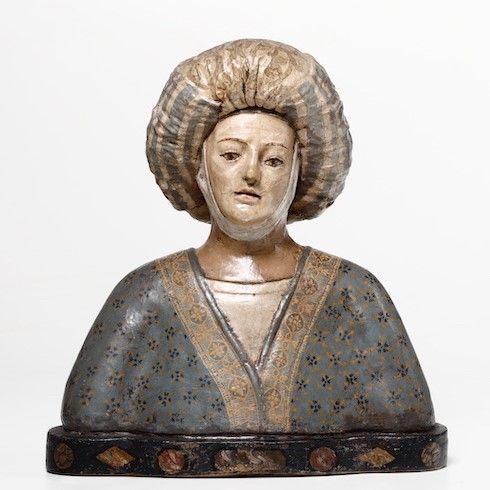 Sibilla Persica Busto in cartapesta dipinta Scultore dOltralpe probabile XIX-XX secolo  - Asta Scultura e Oggetti d'Arte | Cambi Time - Associazione Nazionale - Case d'Asta italiane