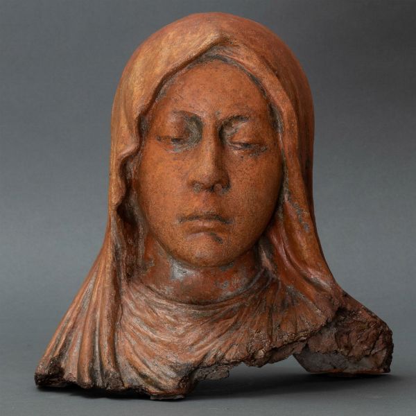 Madonna o Dolente. Terracotta. Plasticatore italiano del XVII secolo  - Asta Scultura e Oggetti d'Arte | Cambi Time - Associazione Nazionale - Case d'Asta italiane