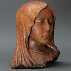 Madonna o Dolente. Terracotta. Plasticatore italiano del XVII secolo  - Asta Scultura e Oggetti d'Arte | Cambi Time - Associazione Nazionale - Case d'Asta italiane