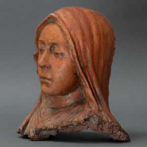 Madonna o Dolente. Terracotta. Plasticatore italiano del XVII secolo  - Asta Scultura e Oggetti d'Arte | Cambi Time - Associazione Nazionale - Case d'Asta italiane