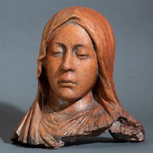 Madonna o Dolente. Terracotta. Plasticatore italiano del XVII secolo  - Asta Scultura e Oggetti d'Arte | Cambi Time - Associazione Nazionale - Case d'Asta italiane