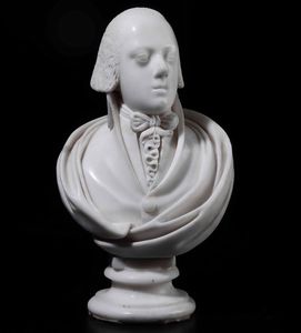 Busto virile (George Washington?) Marmo bianco  Scultore del XIX secolo  - Asta Scultura e Oggetti d'Arte | Cambi Time - Associazione Nazionale - Case d'Asta italiane