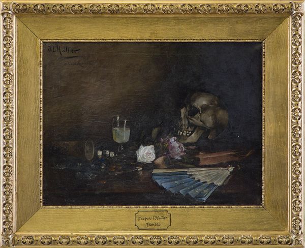 JACQUES L'HUILLIER (1867-?) : Vanitas.  - Asta Asta 353 | Arte antica e del XIX secolo - Associazione Nazionale - Case d'Asta italiane