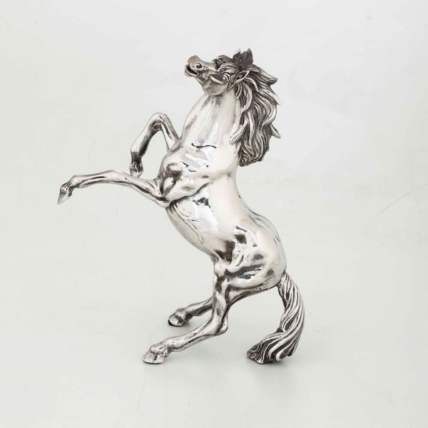 Cavallo laminato in argento sterling. Argenteria artistica itaoiana del XX-XXI secolo, Firenze  - Asta Argenti | Cambi Time - Associazione Nazionale - Case d'Asta italiane