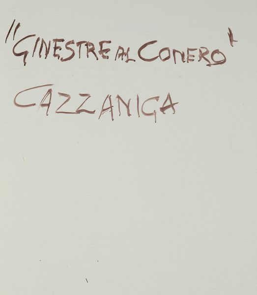 ,Giancarlo Cazzaniga : Ginestre al Conero  - Asta Arte Moderna | Cambi Time - Associazione Nazionale - Case d'Asta italiane