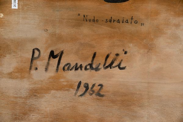 ,Pompilio Mandelli : Nudo sdraiato  - Asta Arte Moderna | Cambi Time - Associazione Nazionale - Case d'Asta italiane