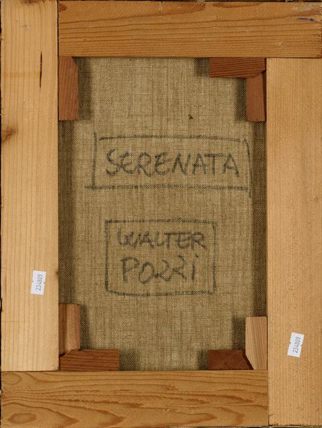 ,Walter Pozzi : Serenata  - Asta Arte Moderna | Cambi Time - Associazione Nazionale - Case d'Asta italiane