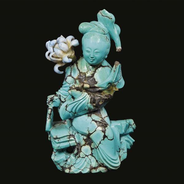 SCULTURA, CINA, DINASTIA QING, SEC. XIX-XX  - Asta Arte Orientale | Asta a Tempo - Associazione Nazionale - Case d'Asta italiane