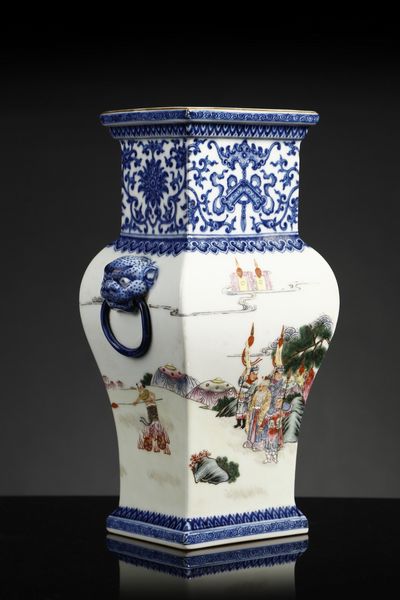 Arte Cinese : Vaso in porcellana famiglia rosa  Cina, dinastia Qing, XIX secolo  - Asta Asta 355 Arte orientale da un'importante collezione privata italiana e altre committenze - Associazione Nazionale - Case d'Asta italiane