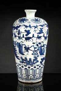 Arte Cinese : Grande meiping Cina, XX secolo  - Asta Asta 355 Arte orientale da un'importante collezione privata italiana e altre committenze - Associazione Nazionale - Case d'Asta italiane