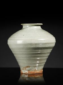 Arte Cinese - Giara celadon Cina, dinastia Yuan (1279-1378)