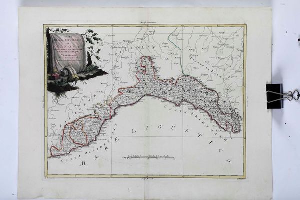 ,Antonio Zatta : Stato della Repubblica di Genova diviso nelle sue province composte e strade  - Asta Libri Antichi, Stampe, Incisioni e Carte Geografiche | Cambi Time - Associazione Nazionale - Case d'Asta italiane