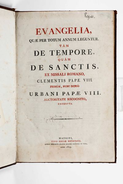 ,Remigio Fiorentino : Fiorentino Remigio Epistole e Vangeli che si leggono tutto l'anno alle messe... In Lucca per i Marescaldoli, 1719.  - Asta Libri Antichi, Stampe, Incisioni e Carte Geografiche | Cambi Time - Associazione Nazionale - Case d'Asta italiane