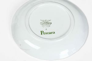 Servizio da caff Vecchia Pescara <BR>Laveno, Societ Ceramica Italiana, seconda met del XX secolo Modello di Guido Andlovitz (1900-1971), 1943 circa  - Asta Arredo per la tavola | Cambi Time - Associazione Nazionale - Case d'Asta italiane