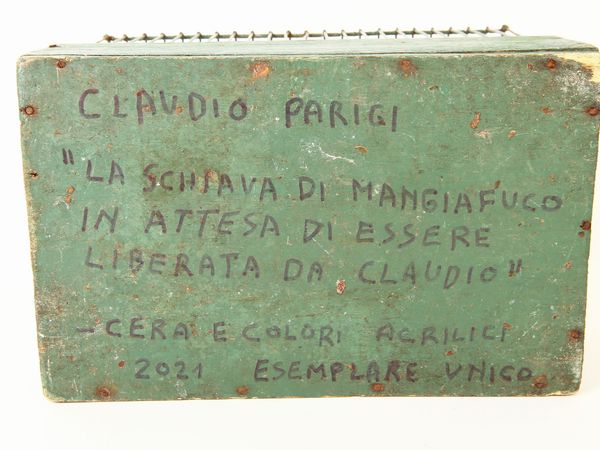 ,Claudio Parigi : La schiava di Mangiafuoco in attesa di essere liberata da Claudio 2021  - Asta Arte Moderna e Contemporanea - Associazione Nazionale - Case d'Asta italiane