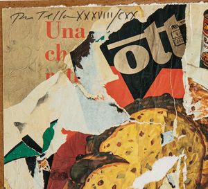 ,Mimmo Rotella : Allitaliana  - Asta Stampe e multipli | Cambi Time - Associazione Nazionale - Case d'Asta italiane