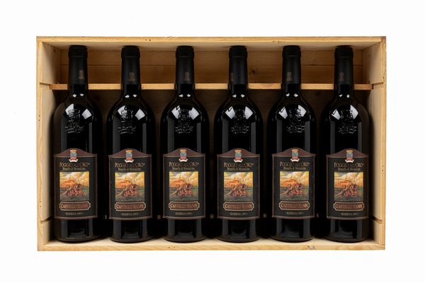 ,Toscana : Castello Banfi Poggio all'Oro Brunello di Montalcino Riserva  - Asta Vini e Distillati - Associazione Nazionale - Case d'Asta italiane