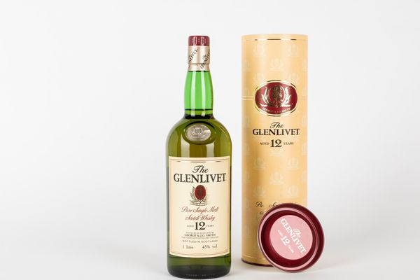 ,Scozia : Glenlivet 12 YO 1 Litro  - Asta Vini e Distillati - Associazione Nazionale - Case d'Asta italiane