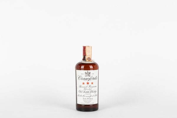 ,Scozia : Cartone Crawfords Special Reserve Old Scotch Whisky  - Asta Vini e Distillati - Associazione Nazionale - Case d'Asta italiane