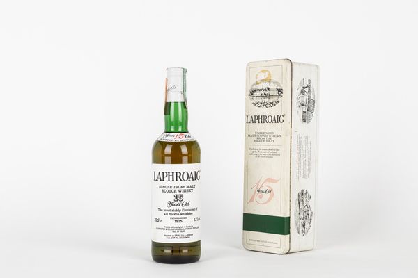 ,Scozia : Laphroaig 15 YO  - Asta Vini e Distillati - Associazione Nazionale - Case d'Asta italiane