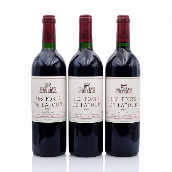 Chateau Latour, Les Forts de Latour 1996  - Asta Vini e Distillati Web Only - Associazione Nazionale - Case d'Asta italiane