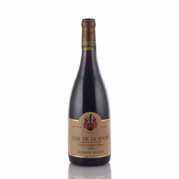 Domaine Ponsot Clos de la Roche Cuve Vieilles Vignes 2004  - Asta Vini e Distillati Web Only - Associazione Nazionale - Case d'Asta italiane