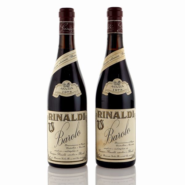 Giuseppe Rinaldi, Barolo Riserva Selezionata Brunata 1978  - Asta Vini e Distillati Web Only - Associazione Nazionale - Case d'Asta italiane