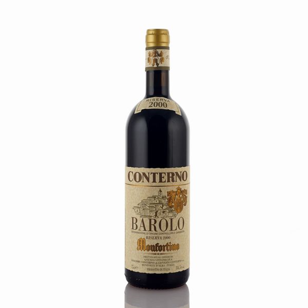 Giacomo Conterno, Barolo Monfortino 2000  - Asta Vini e Distillati Web Only - Associazione Nazionale - Case d'Asta italiane