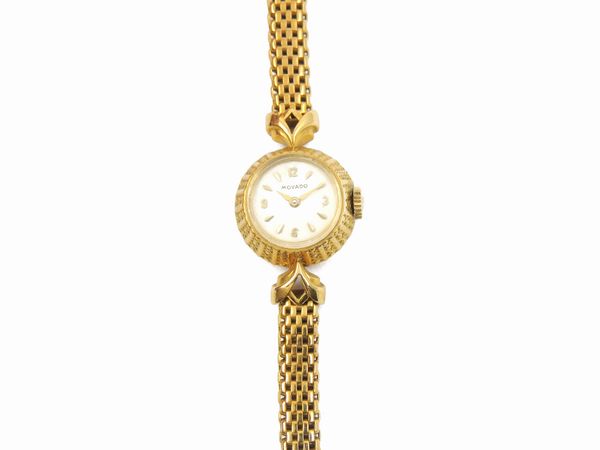 Orologio da polso per donna Movado in oro giallo  - Asta Gioielli d'epoca e Orologi - Associazione Nazionale - Case d'Asta italiane