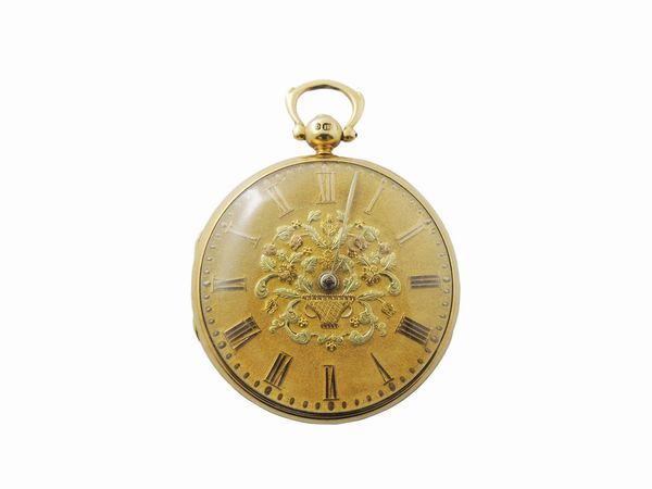 Orologio da tasca William Francis in oro giallo  - Asta Gioielli d'epoca e Orologi - Associazione Nazionale - Case d'Asta italiane