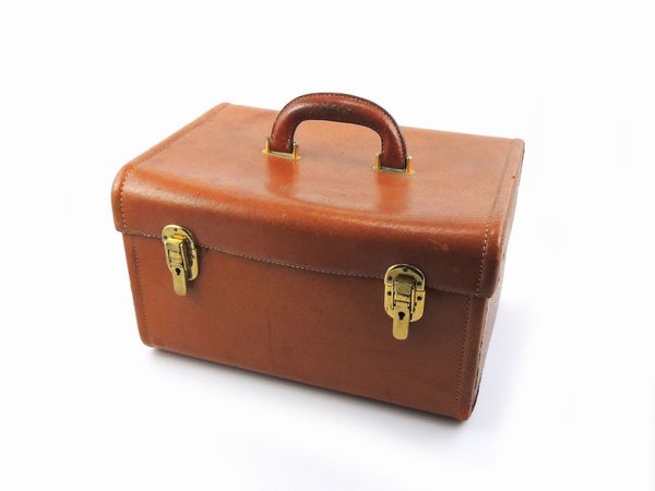 Beauty case in pelle di cinghiale, Gucci  - Asta Fashion Vintage e Bijoux / Un guardaroba maschile - Associazione Nazionale - Case d'Asta italiane