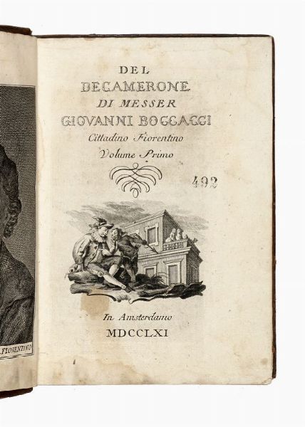 GIOVANNI BOCCACCIO : La Geneologia de gli Dei de Gentili...  - Asta Libri, autografi e manoscritti - Associazione Nazionale - Case d'Asta italiane