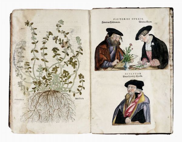 LEONHART FUCHS : De historia stirpium commentarii insignes, maximis impensis et vigiliis elaborati...  - Asta Libri, autografi e manoscritti - Associazione Nazionale - Case d'Asta italiane