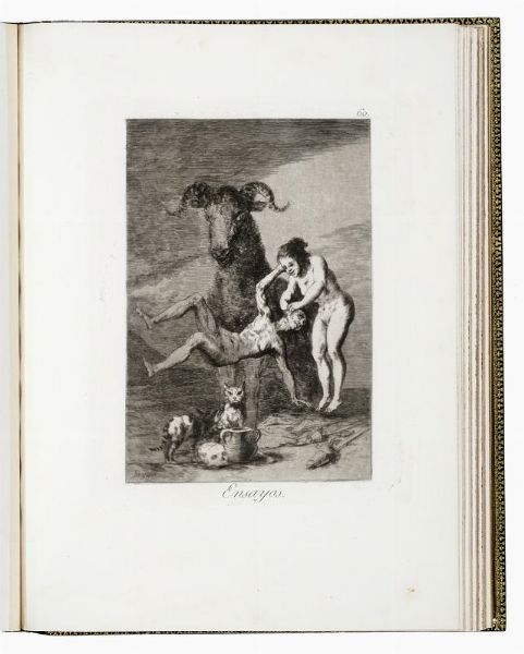 FRANCISCO GOYA Y LUCIENTES : Los Caprichos.  - Asta Libri, autografi e manoscritti - Associazione Nazionale - Case d'Asta italiane