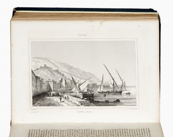 JACQUES (DE) NORVINS : L'Italie pittoresque [...]. Gravures sur acier d'aprs les dessins de madame D'Haubecourt-Lescot, de Mm. le Comte de Forbin, Granet, Deveria...  - Asta Libri, autografi e manoscritti - Associazione Nazionale - Case d'Asta italiane