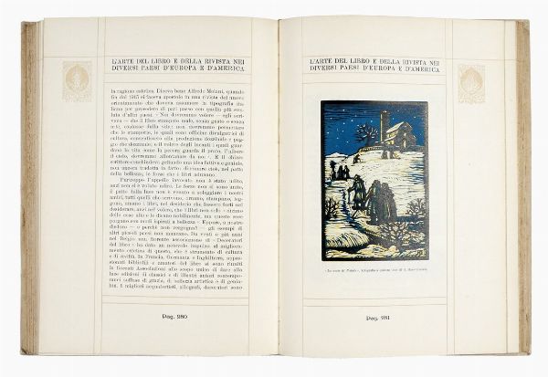 CESARE RATTA : L'arte del libro e della rivista nei paesi d'Europa e d'America. Volume I (-II).  - Asta Libri, autografi e manoscritti - Associazione Nazionale - Case d'Asta italiane