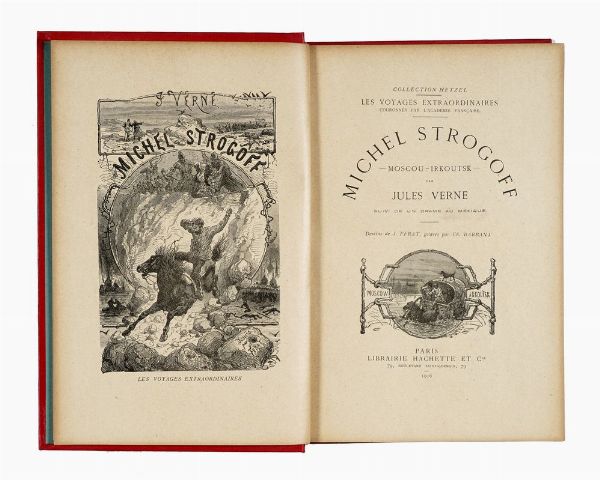 JULES VERNE : Les voyages extraordinaires.  - Asta Libri, autografi e manoscritti - Associazione Nazionale - Case d'Asta italiane