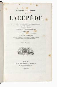 GEORGES LOUIS BUFFON : Oeuvres completes [?] avec des extraits de Daubenton et la classification de Cuvier [...]. Tome premier (-sixime).  - Asta Libri, autografi e manoscritti - Associazione Nazionale - Case d'Asta italiane