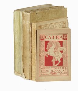 Gabriele D'Annunzio : Laudi del cielo del mare della terra e degli eroi. Vol. I (-II).  - Asta Libri, autografi e manoscritti - Associazione Nazionale - Case d'Asta italiane