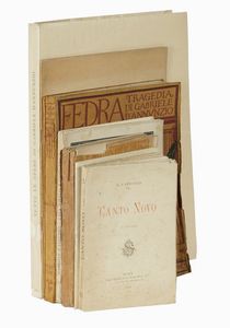 Gabriele D'Annunzio : Fedra. Tragedia.  - Asta Libri, autografi e manoscritti - Associazione Nazionale - Case d'Asta italiane